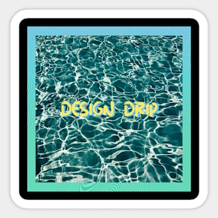 Design Drip Sticker